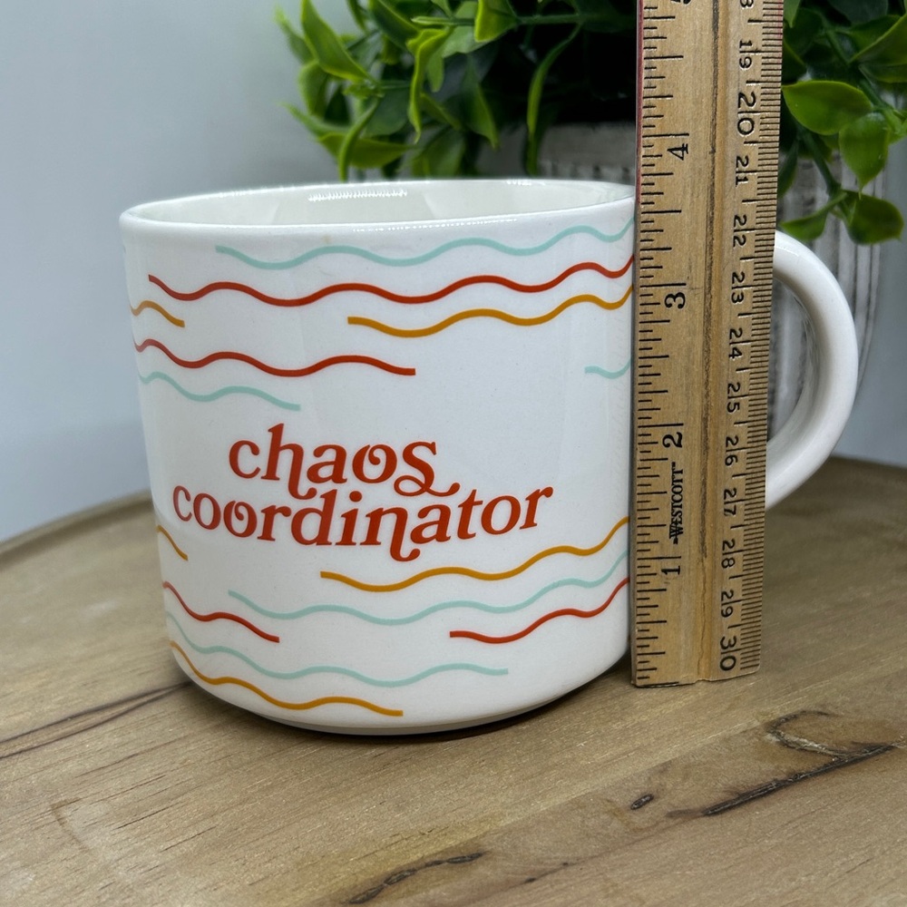 Parker Lane Stoneware  "Chaos Coordinator"  Ceramic Coffee Mug 14 oz - Picture 8 of 9